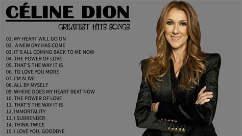 celine dion complete best album|top 10 celine dion songs.